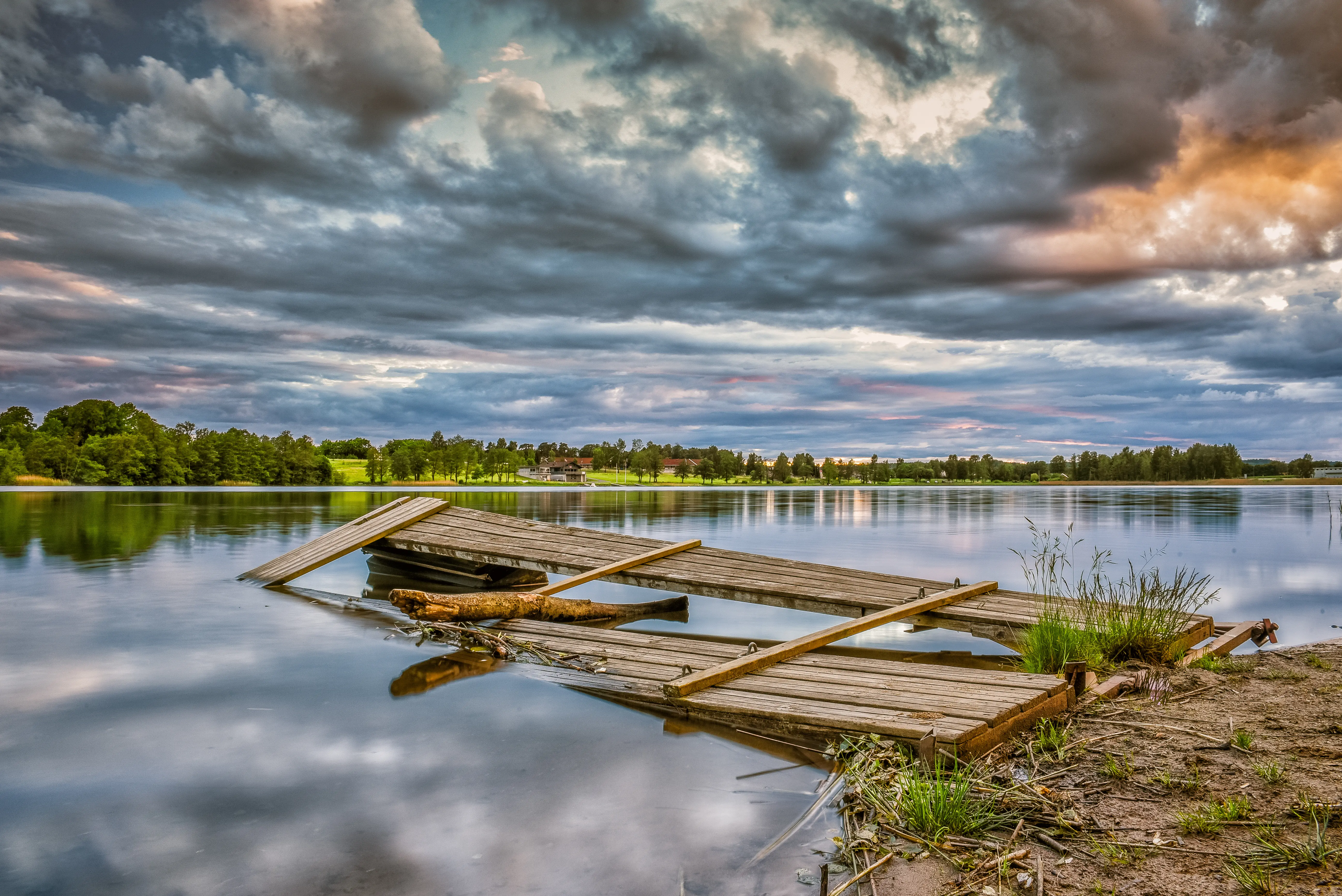 Broken Dock Sunset